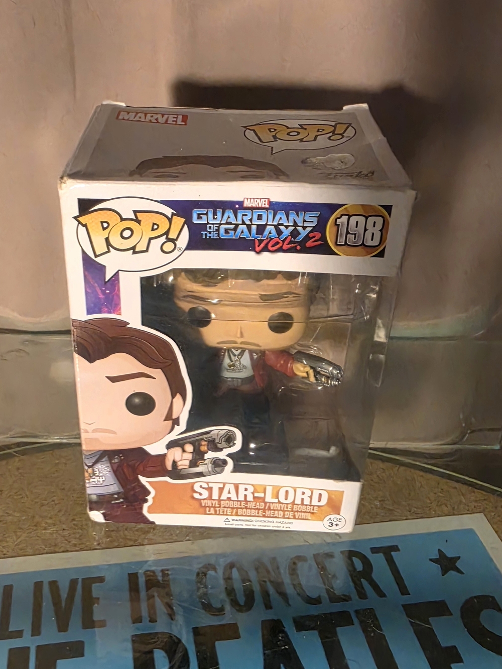 Funko Pop! Marvel Guardians of the Galaxy Vol. 2 Star-Lord #198
